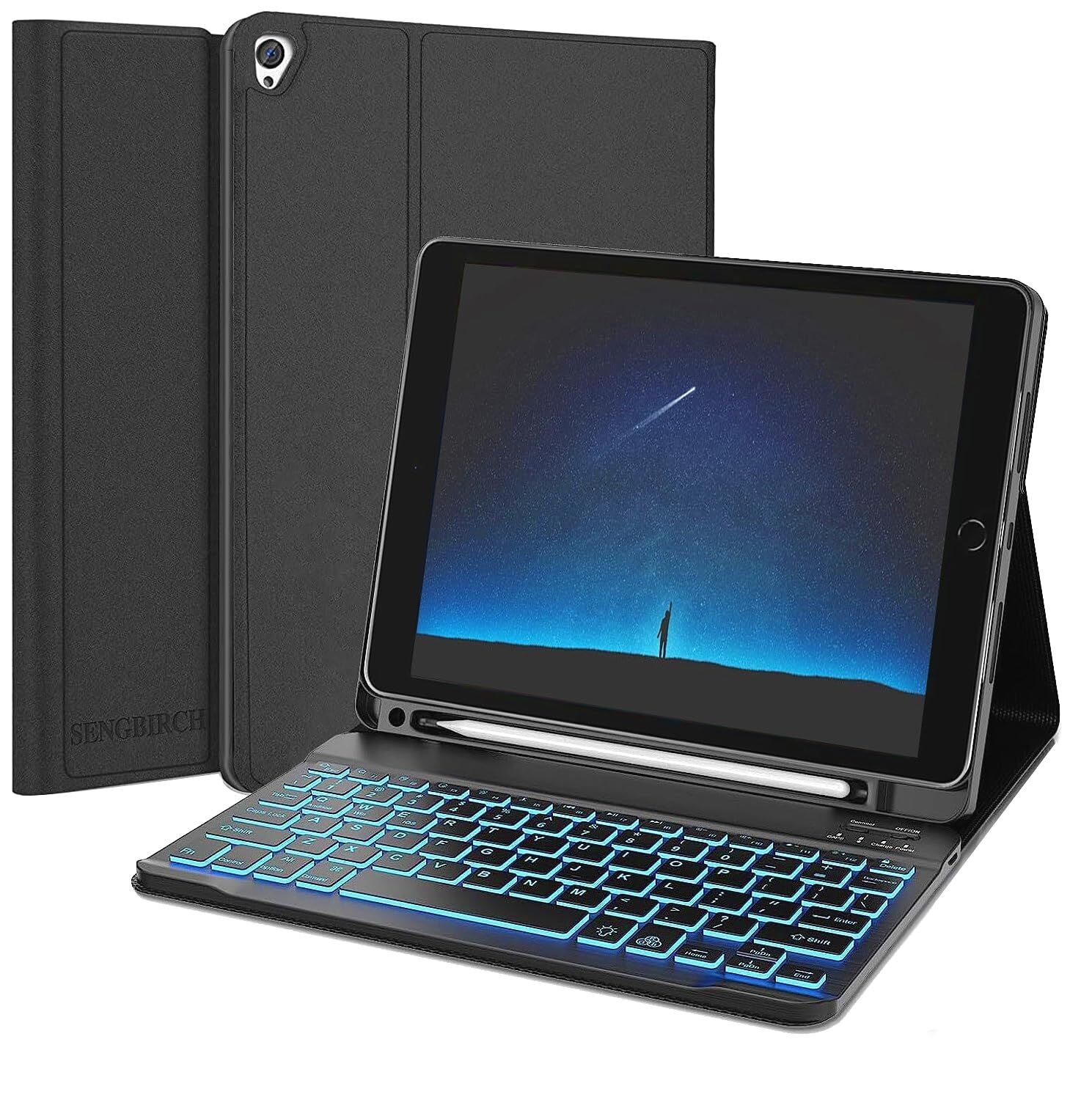 2023 Latest iPad 9th Generation Keyboard Case 10.2 Inch 8th/7th Generation Cover
