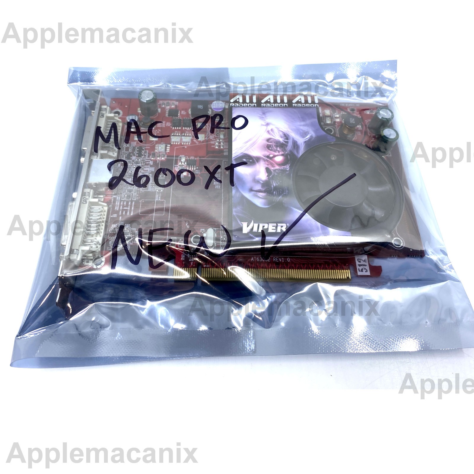 Apple Mac Pro 2600XT 512MB Dual DVI PCIe Video Graphics Card