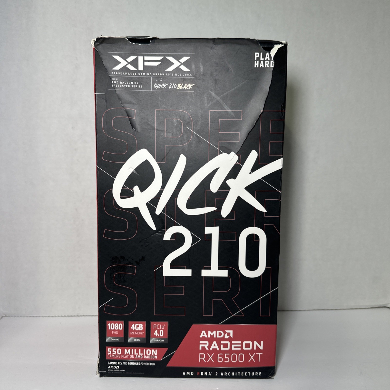 XFX Speedster QICK 210 AMD Radeon RX 6500 XT Core Gaming 4GB GDDR6 Graphics Card