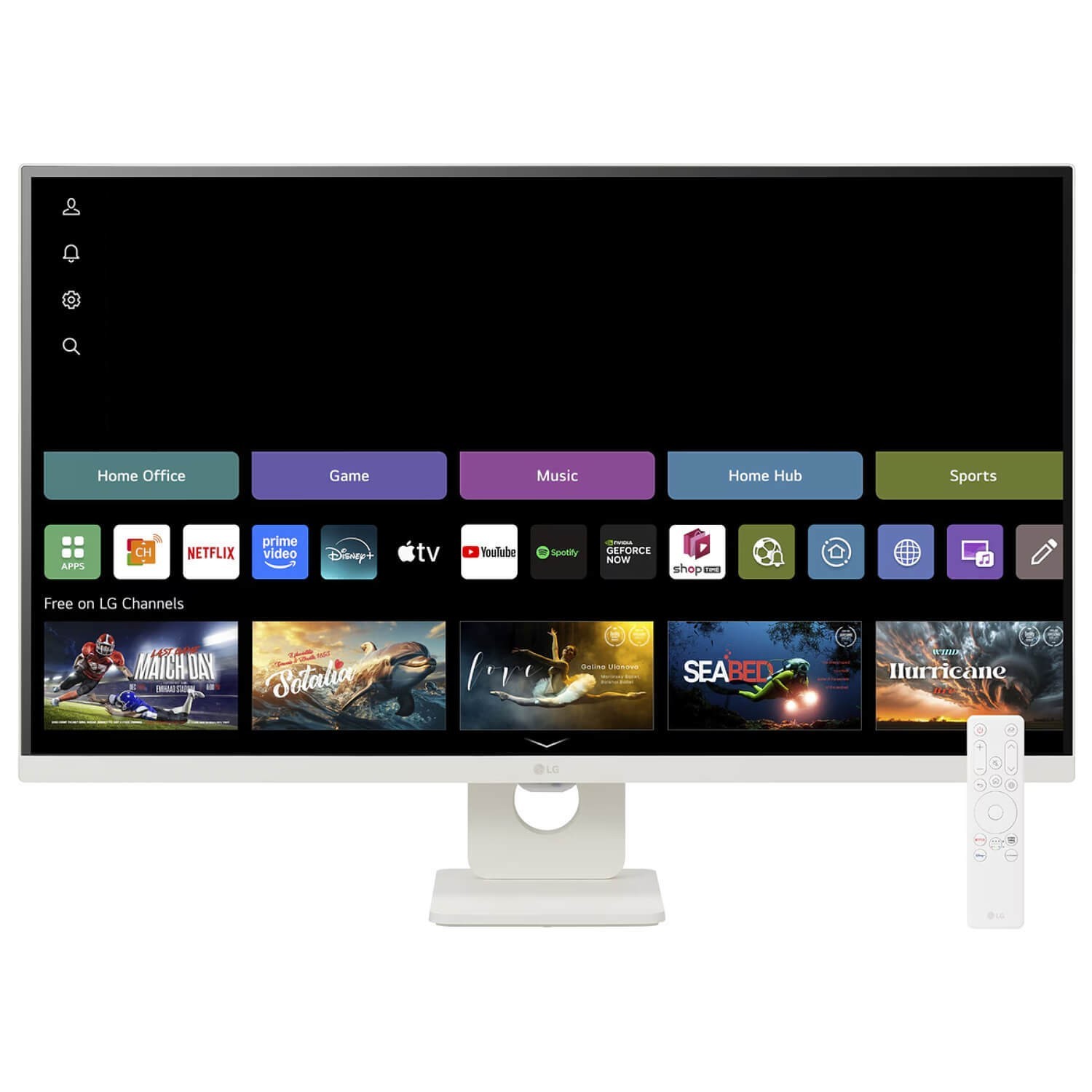 LG 32SR73U-W 32" 4K UHD Smart MyView Monitor webOS VA USB-C 65W PD White Display