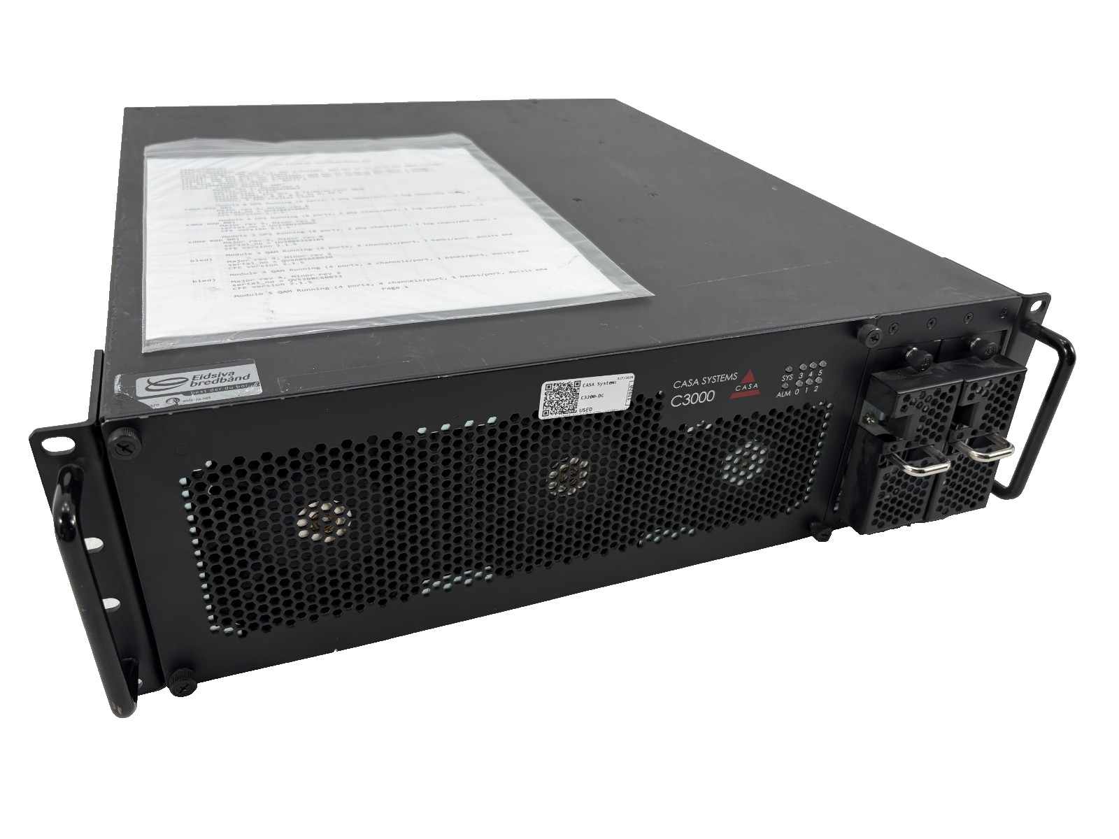 Casa System C3200 DC CMTS DOCSIS/EuroDOCSIS 3.0 1 Year Warranty