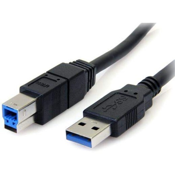 StarTech USB3SAB10BK 10 ft Black SuperSpeed USB 3.0 Cable A to B - M/M