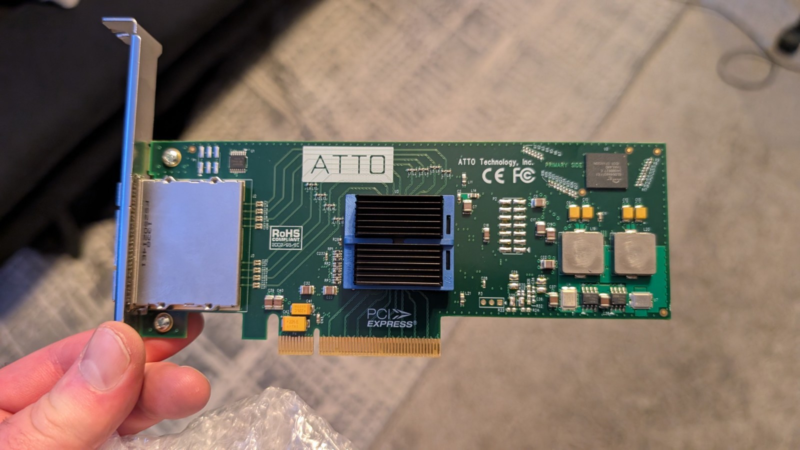 ATTO Express SAS H680 8-Port External 6Gb/s SAS/SATA Host Bus Adapter with Cable