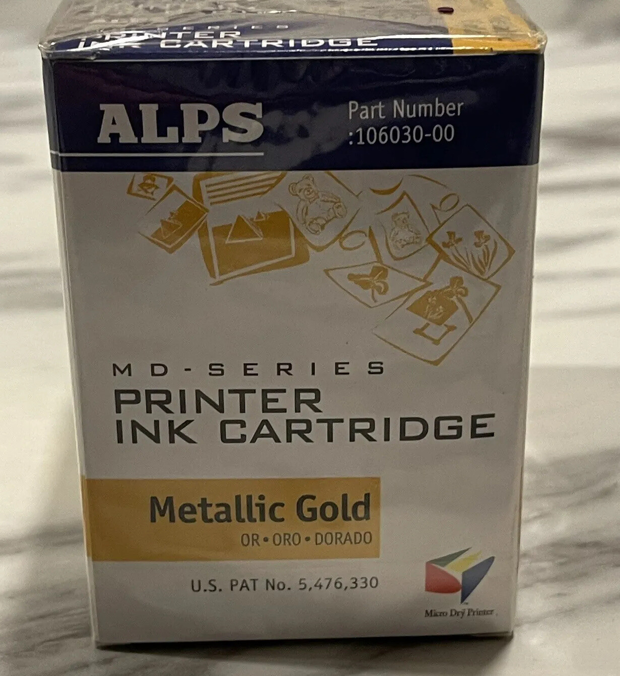 🔥BRAND NEW ALPS Metallic Gold PRINTER INK CARTRIDGE MD SERIES