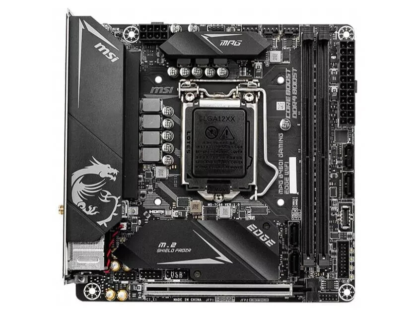 MSI MPG B460I GAMING EDGE WIFI LGA 1200 Mini ITX Motherboard