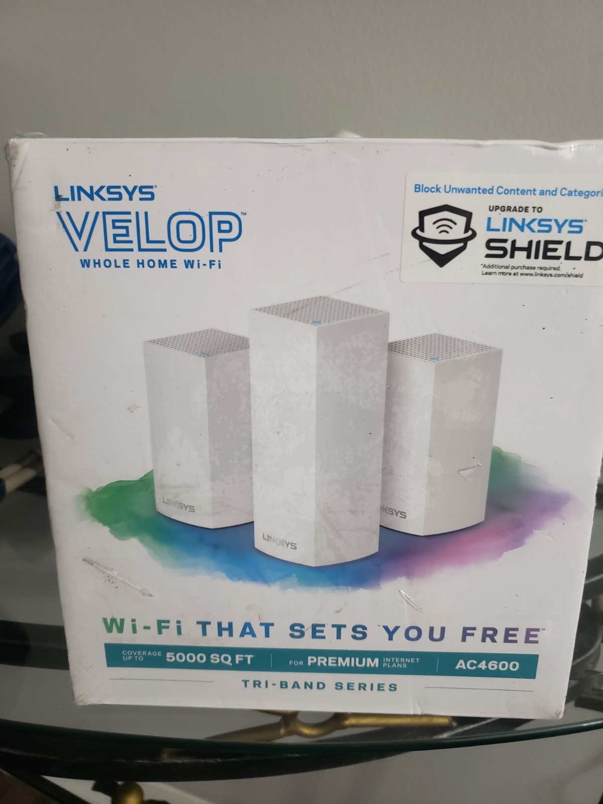 Linksys VLP0203 White Tri-Band Intelligent WiFi System - 3 Pieces