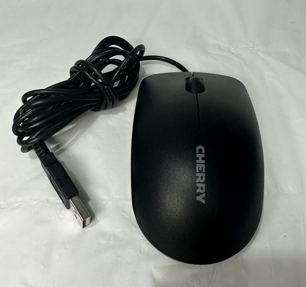 Used Cherry MC 1000 USB Mouse 3 Button 1200 Dpi Black JM-0800-2