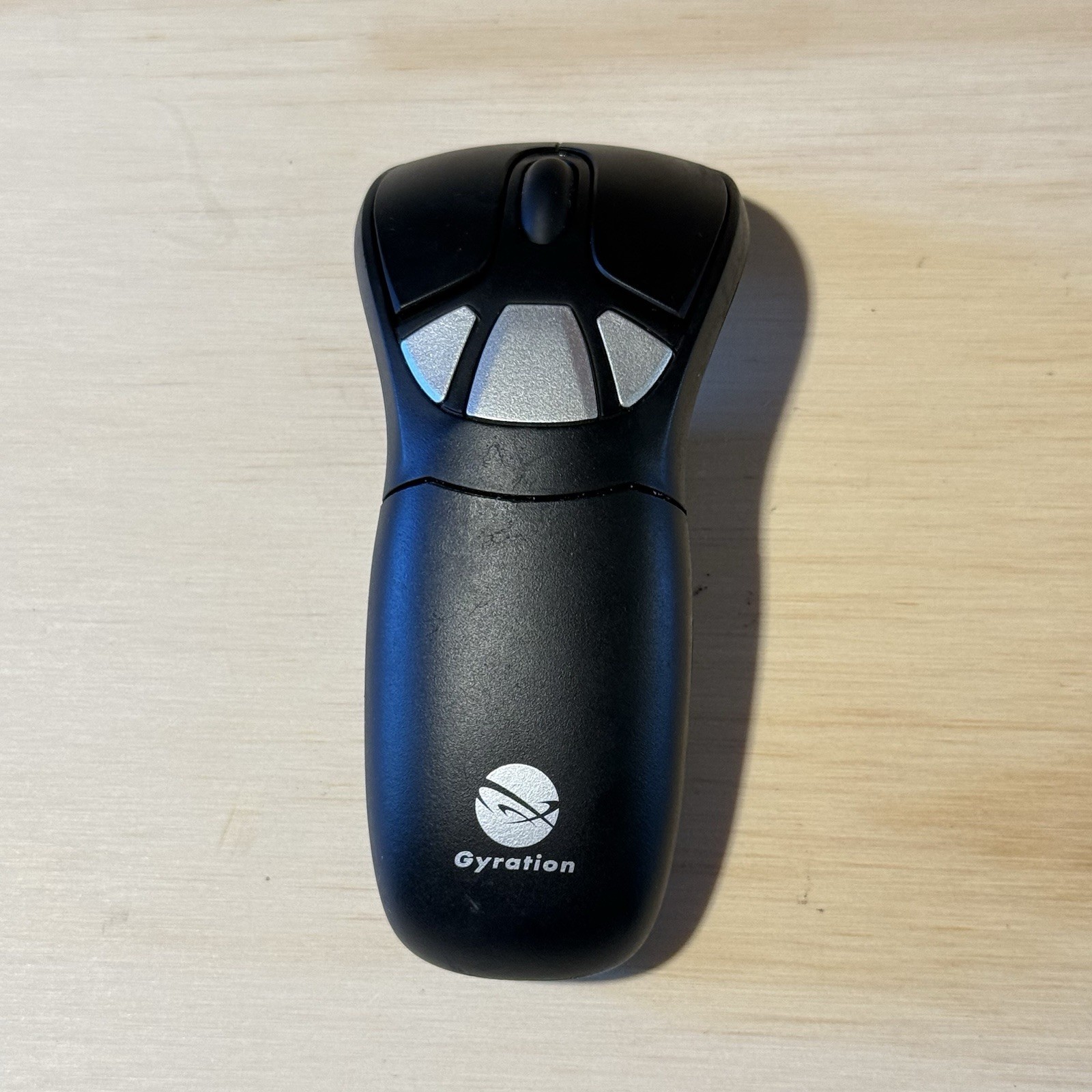 Gyration Go Plus AS04130-003 Black Wireless 2.4GHz Motion Sensor Laser Air Mouse