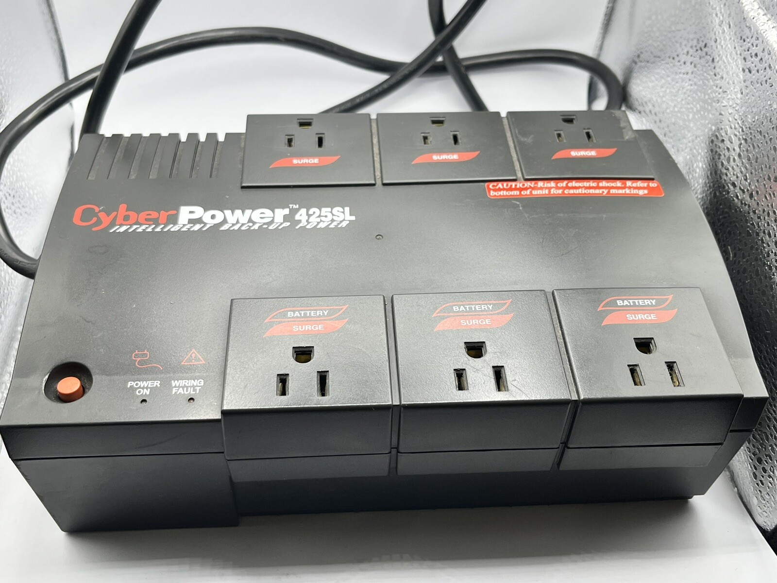 Tested Working CyberPower CPS425SL 425VA 230W 120V UPS Surge Protector - Clean