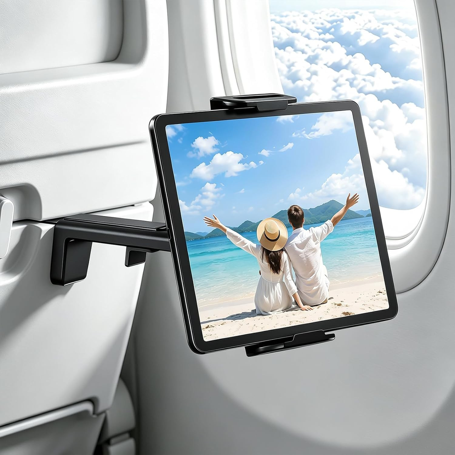 Airplane Tablet Holder Mount for Ipad & Kindle