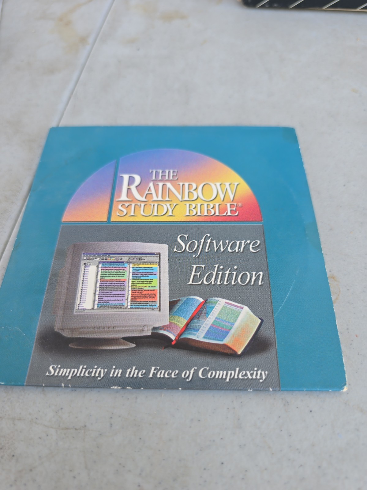 THE RAINBOW STUDY BIBLE Software Edition King James KJV RainbowSoft CD-ROM 