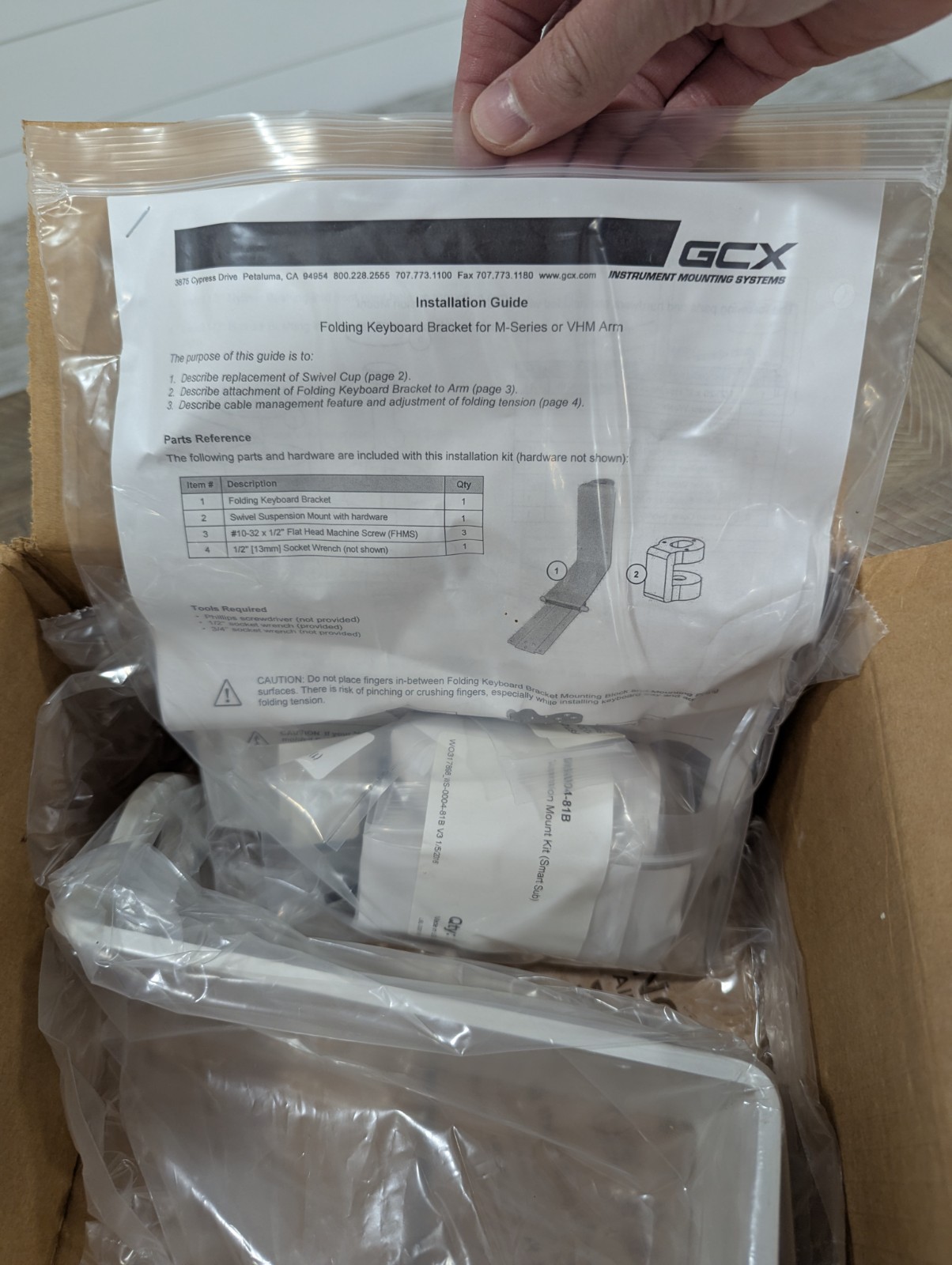 GCX FLP-0004-96C Keyboard Folding Bracket