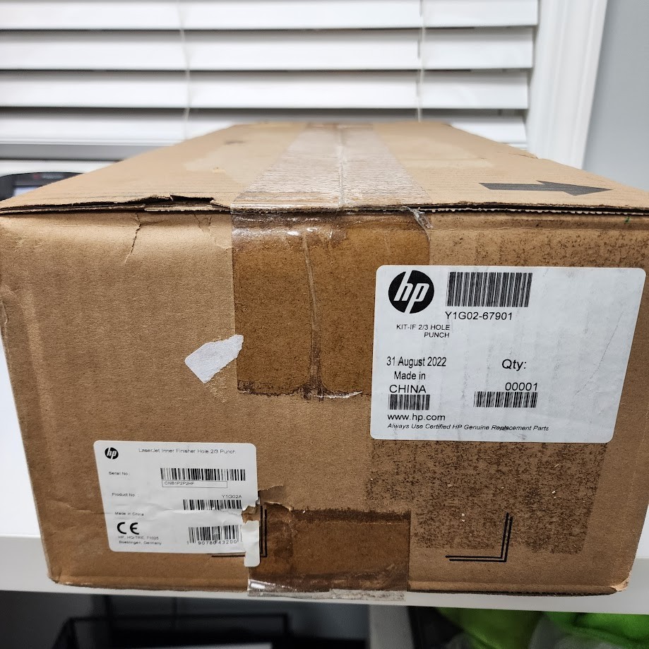 HP Y1G02A Inner Finisher Hole Punch 2/3