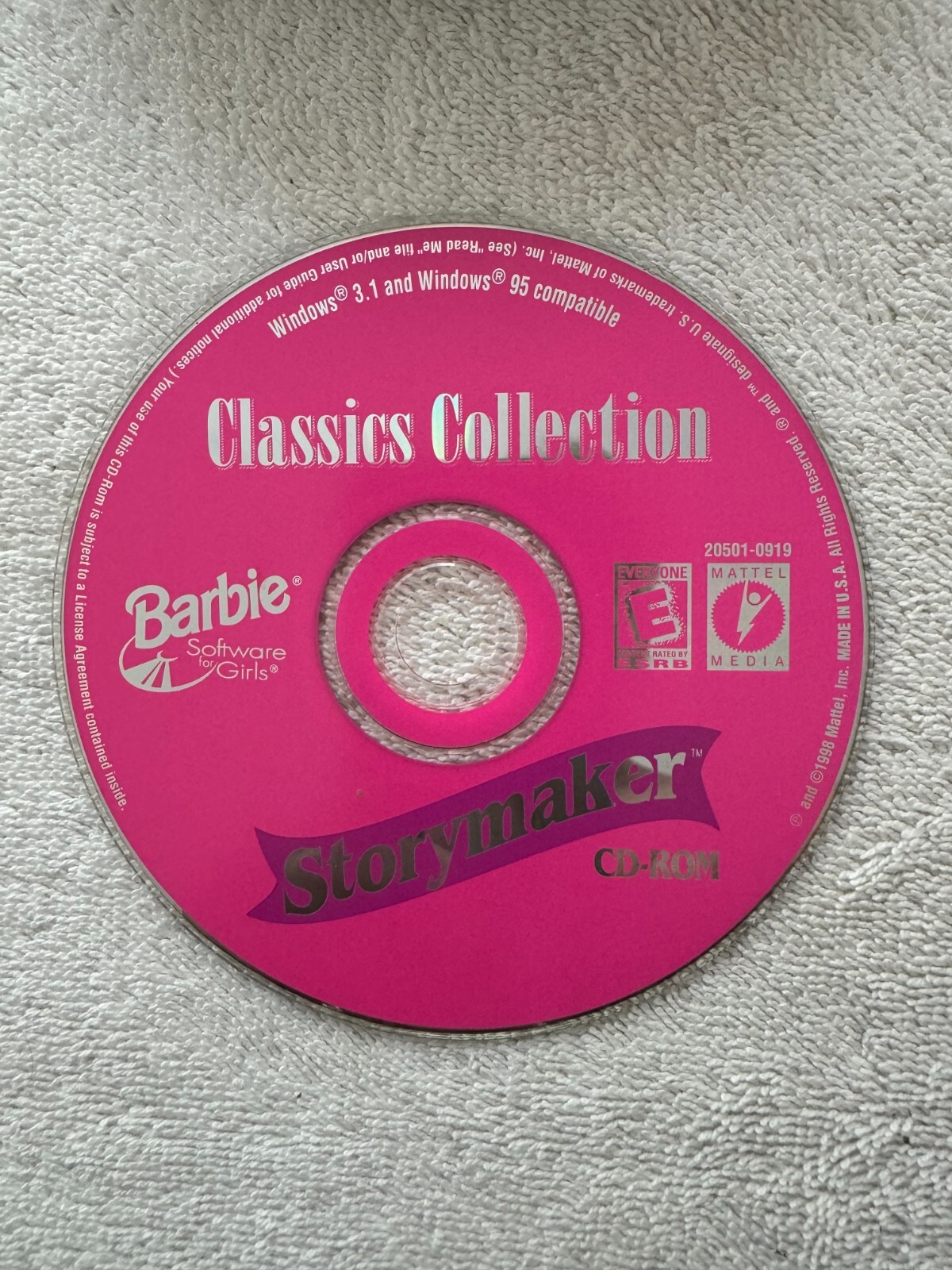 Barbie Classics Collection Storymaker - 1998 Mattel PC CD