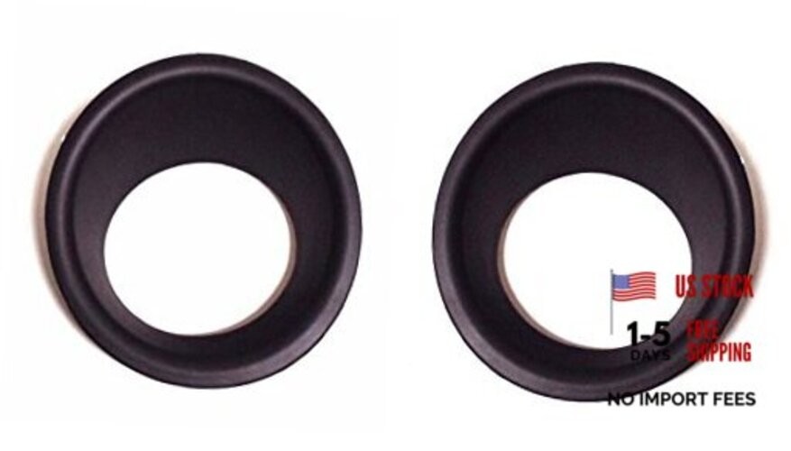 Front Right Passenger Left Driver Side Pair Bumper Fog Light Cover Bezel