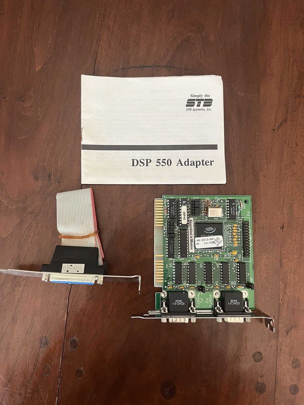 STB Systems 210-0213-001 1X0-0401-309 PCI Video Graphics Card Dual With Manual