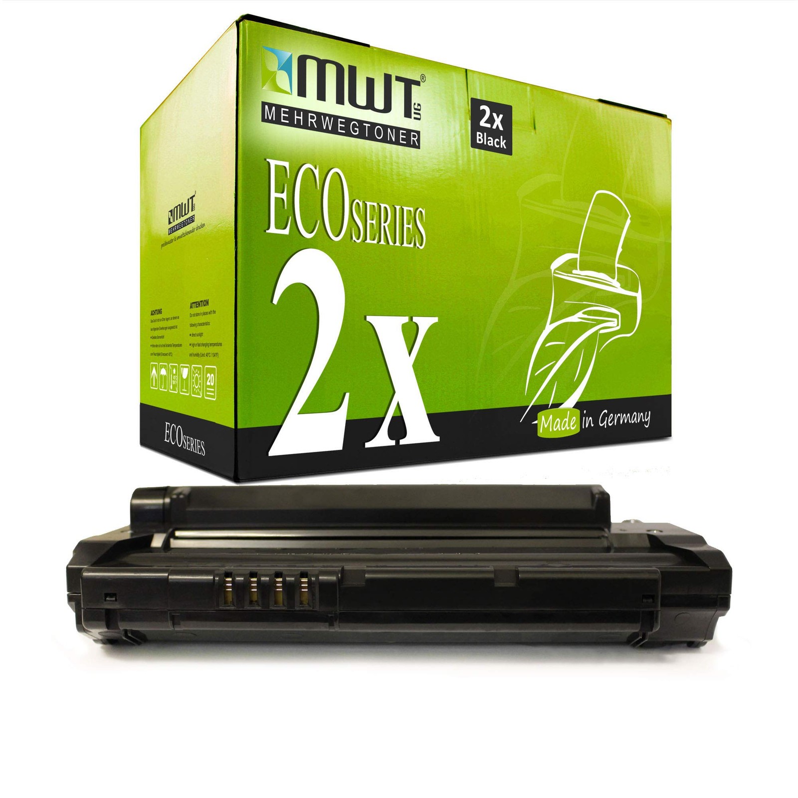 2X MWT Toner Compatible for Samsung SCX 4300 4610 Replaced - 1092S Black