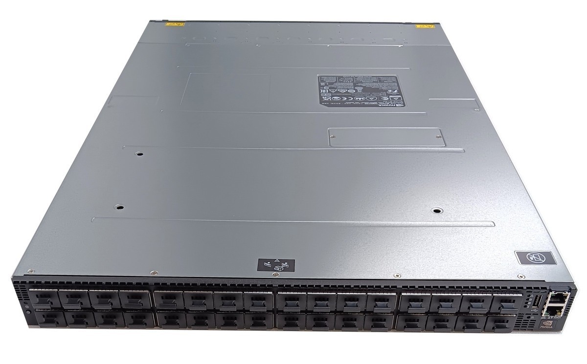 NVIDIA MQM9700-NS2R Quantum-2 NDR 400Gb InfiniBand Switch 64-Port OSFP AI HPC