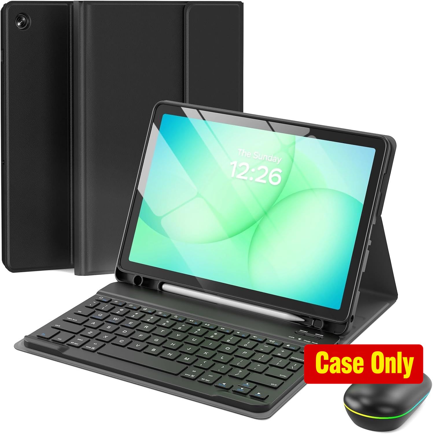 Keyboard Case for Galaxy Tab A11 Plus/A9 Plus, Lightweight Design