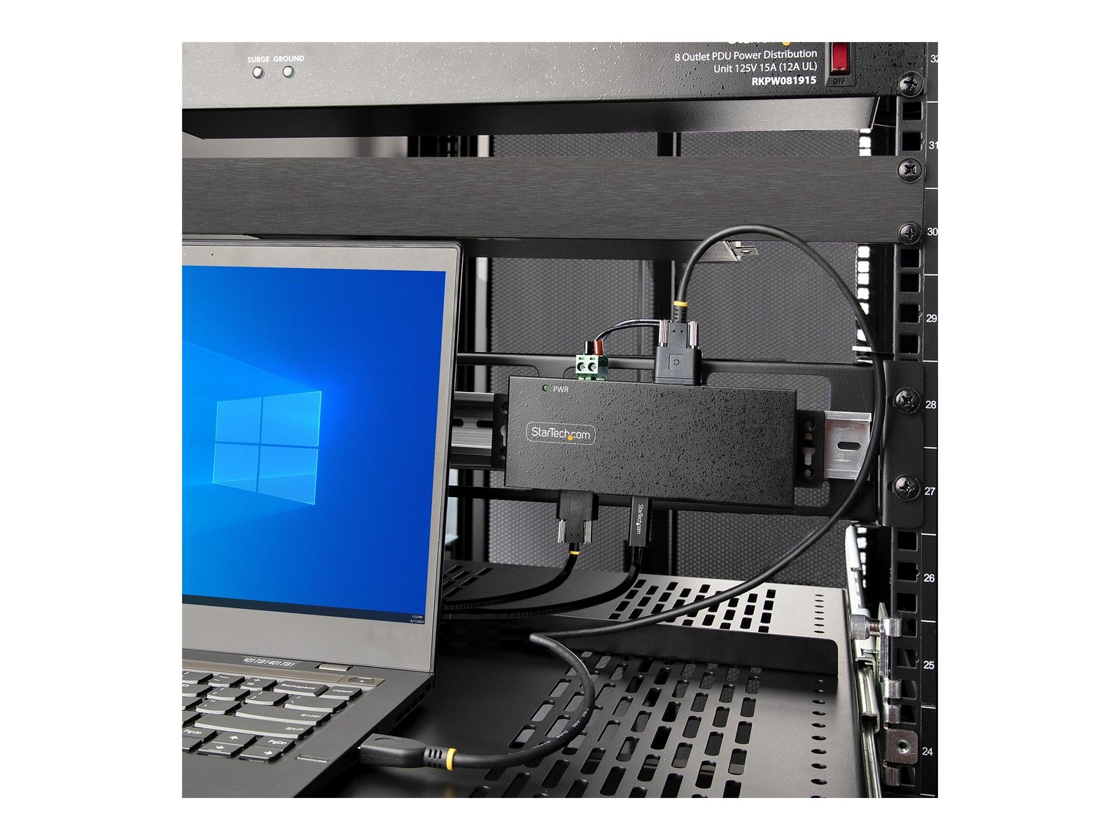 StarTechcom Industrial Usb Hub Corsa 10Gbps 7-Port USB 3.0 HB31C5A2CME