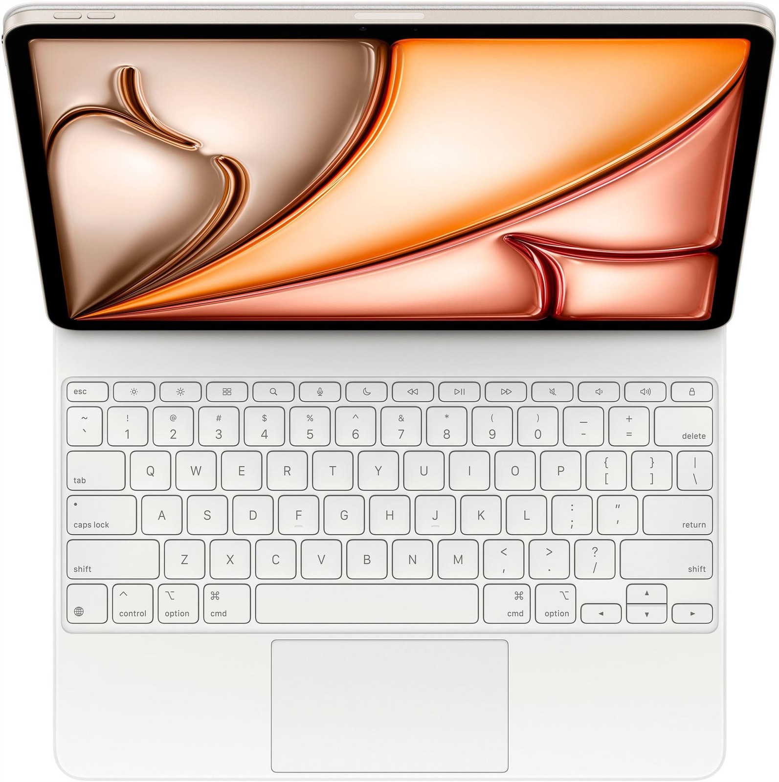 Apple Magic Keyboard for iPad Air 13-inch M4/M3/M2 MDFW4LL/A | White - Open Box