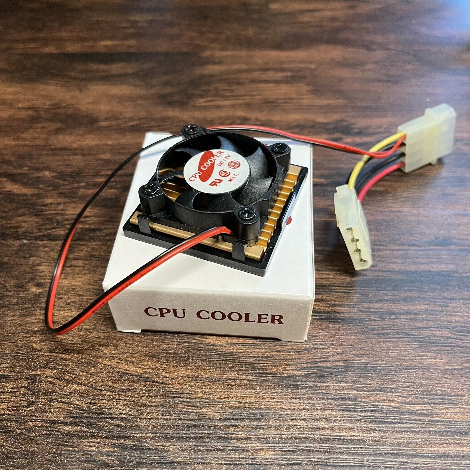 486 CPU Fan & Heatsink Combo For ZIF & PGA Sockets NOS