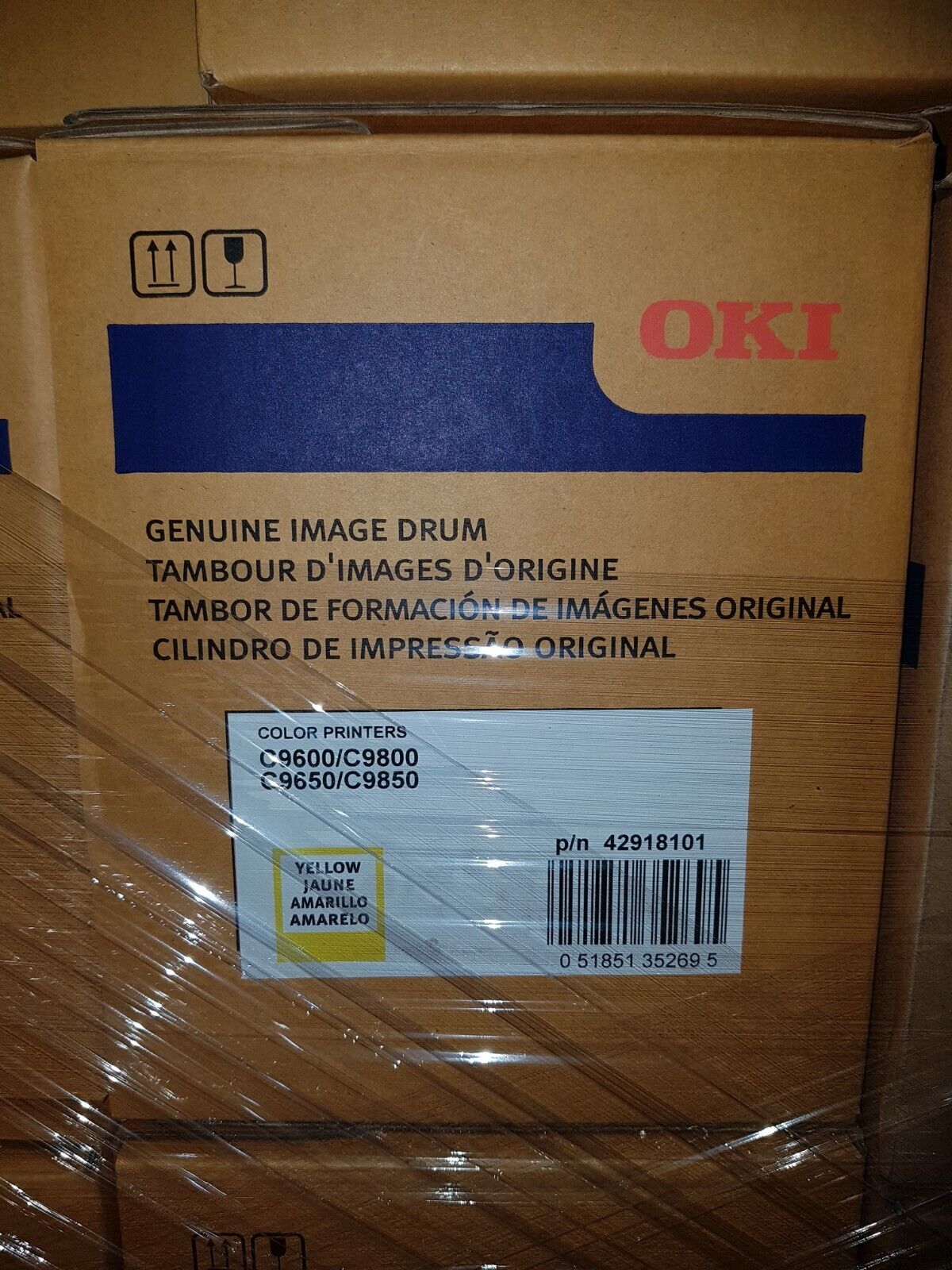 Genuine Oki 42918101 Yellow Image Drum C9600 C9650 C9800 C9850 BNIB