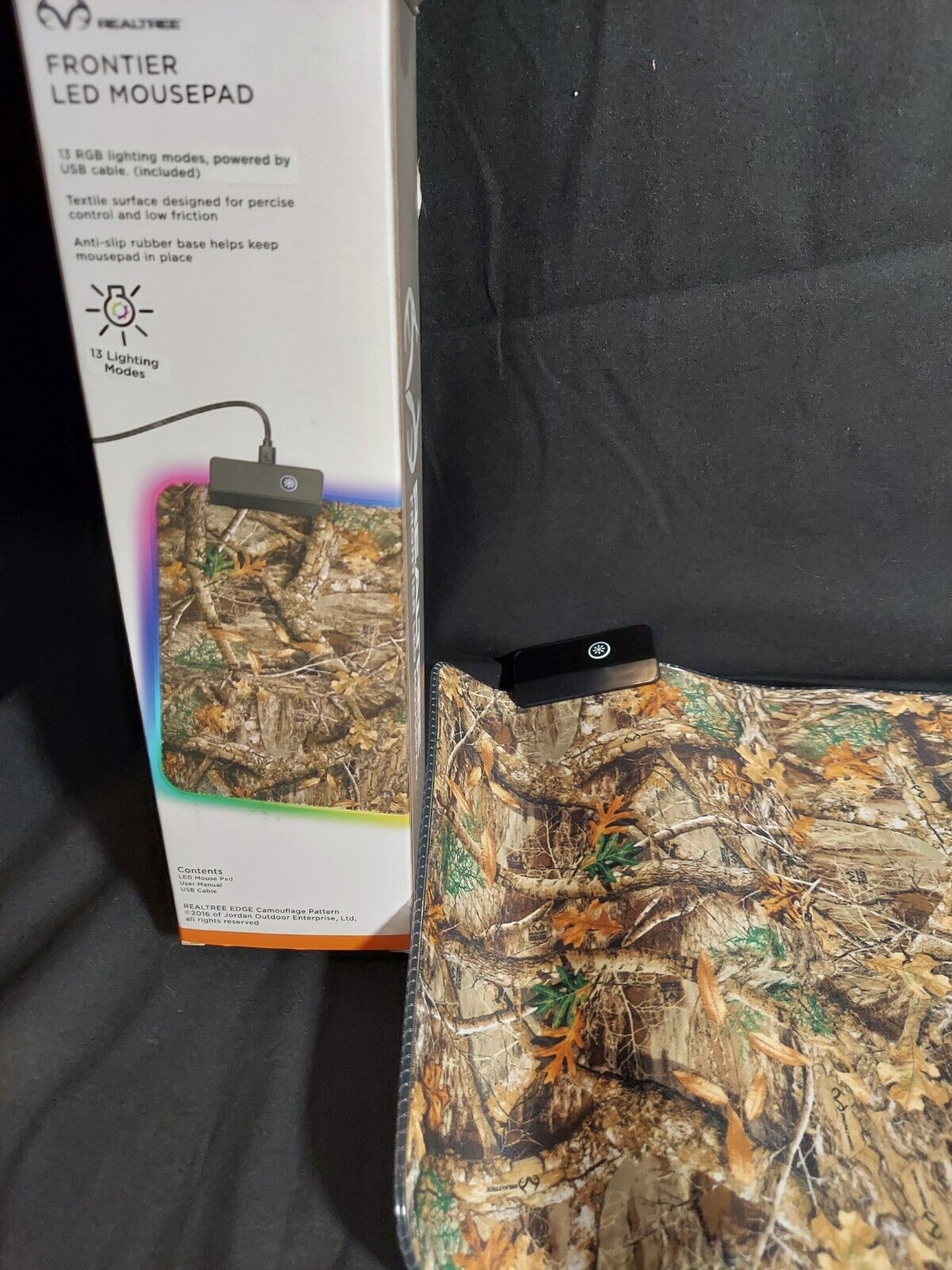 New REALTREE Frontier LED Mousepad - Camo