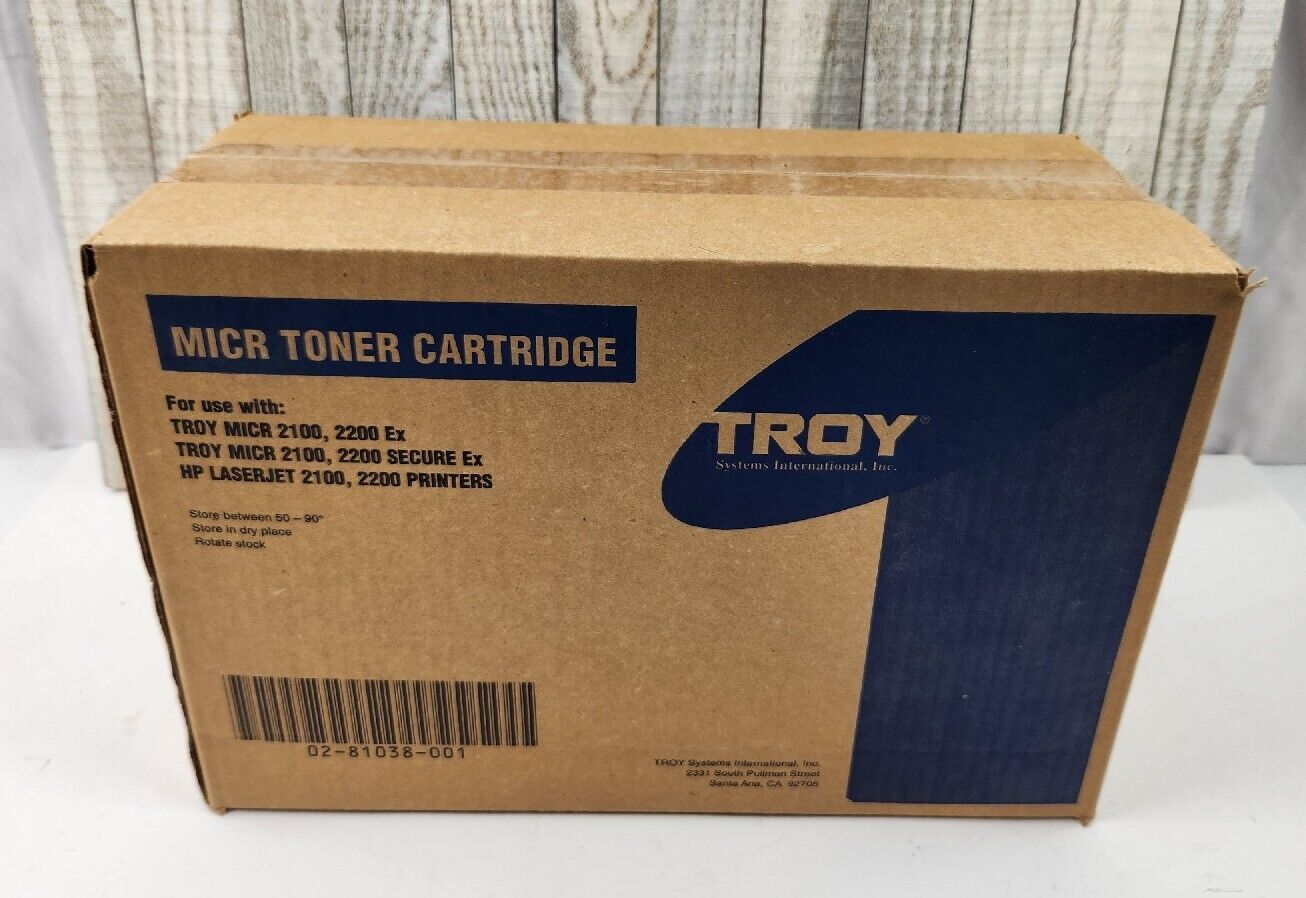 Troy 2100 2200 MICR 02-81038-001 Genuine New Sealed
