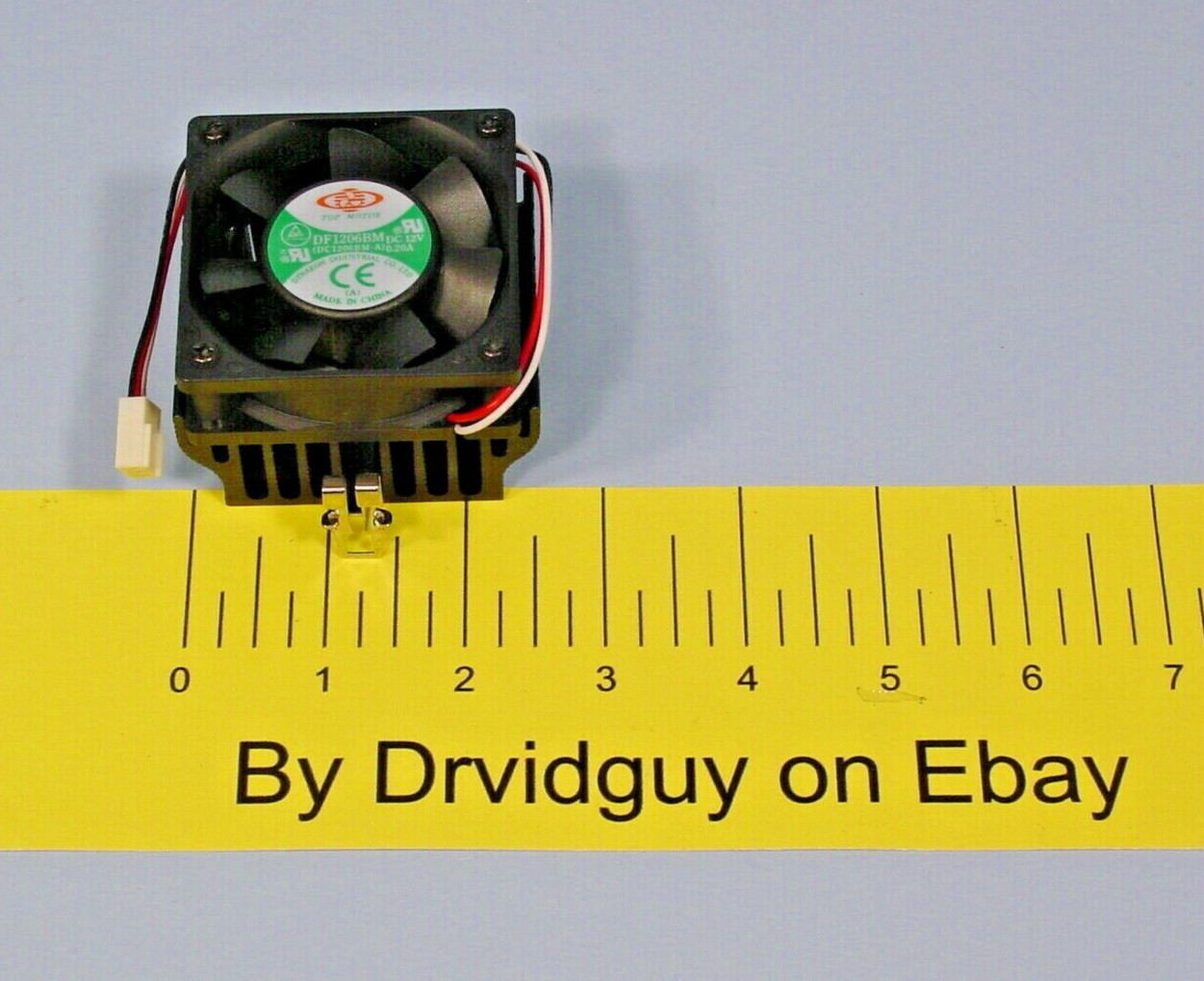 Dynatron DF1206BM CPU Cooler for Socket 7 & 370 Fan w/ Heatsink Nautel CPU Fan