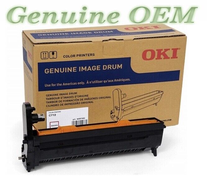 46507402 Original OEM Okidata Drum, Magenta Genuine Sealed
