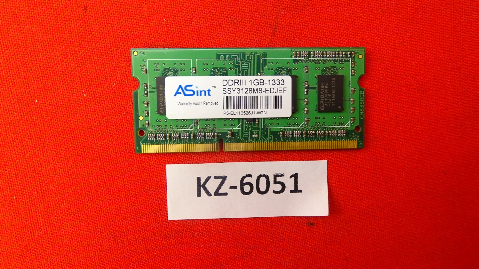 Ddriii 1gb 1333 Ram Ssy3128m8-Edjef