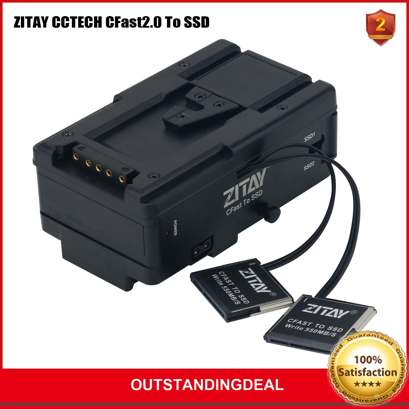 ZITAY CCTECH CFast2.0 To SSD For BlackMagic URSA MINI Broadcast Storage Card os6