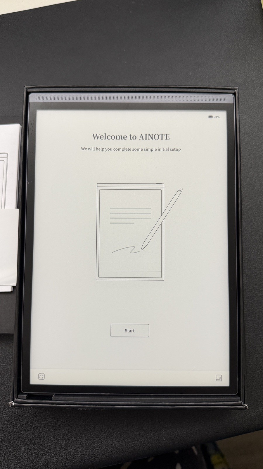 iFLYTEK AINOTE Air 2 Digital Notebook AI E-Ink Tablet+Stylus+ Blue Case Bundle