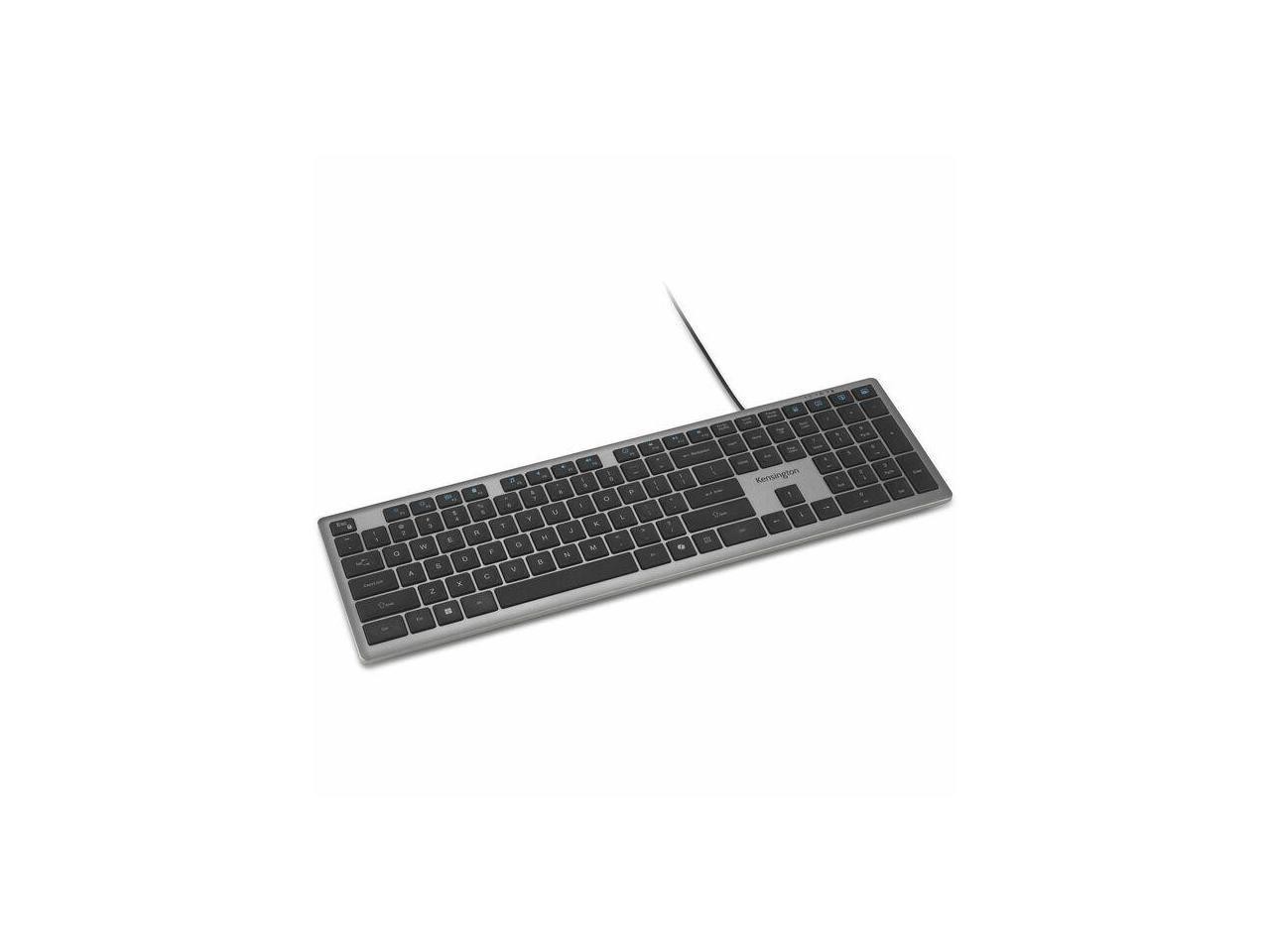 Kensington KB515 EQ Wired Keyboard - Cable Connectivity - Full-size - USB Type A