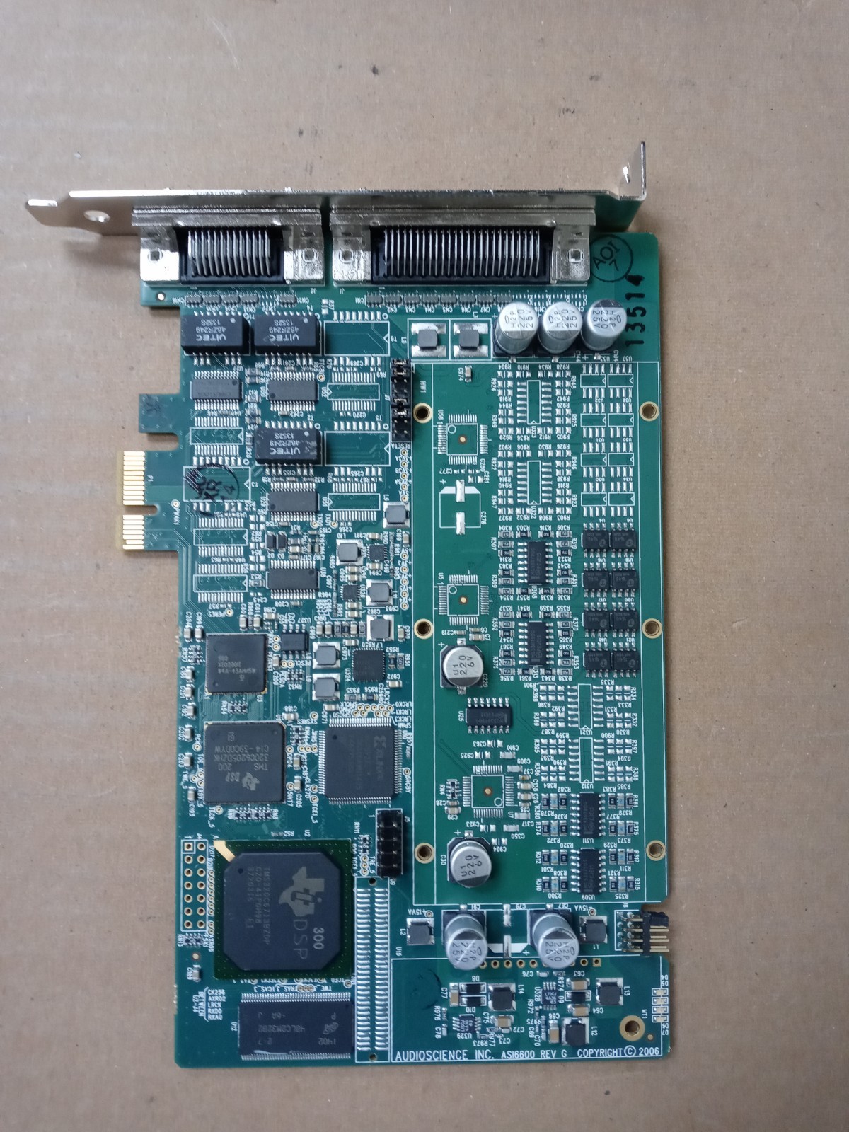 ASI6644-G3 Audioscience PCI Express X1  G3