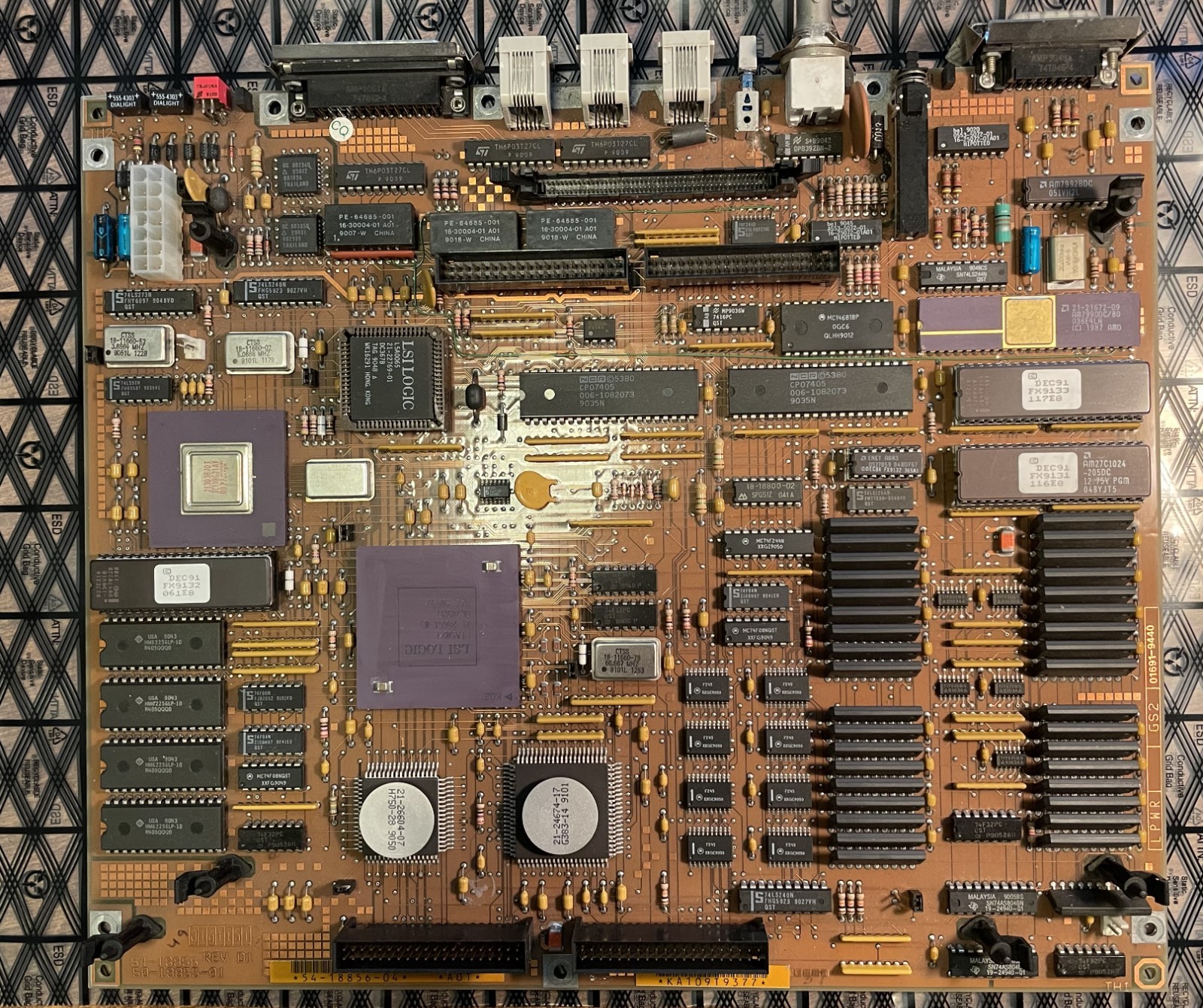 VINTAGE DEC MV3100 MODEL 10E / 20E CPU BOARD - 54-18856-04