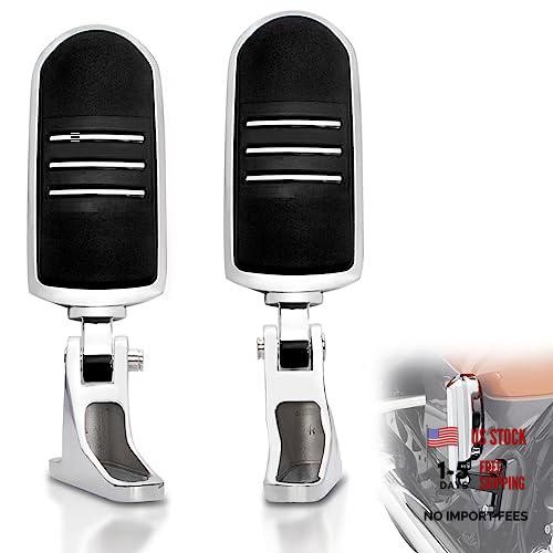 Passenger Mini Footboard, Passenger Footpegs w/Mount Chrome Passenger Footpegs