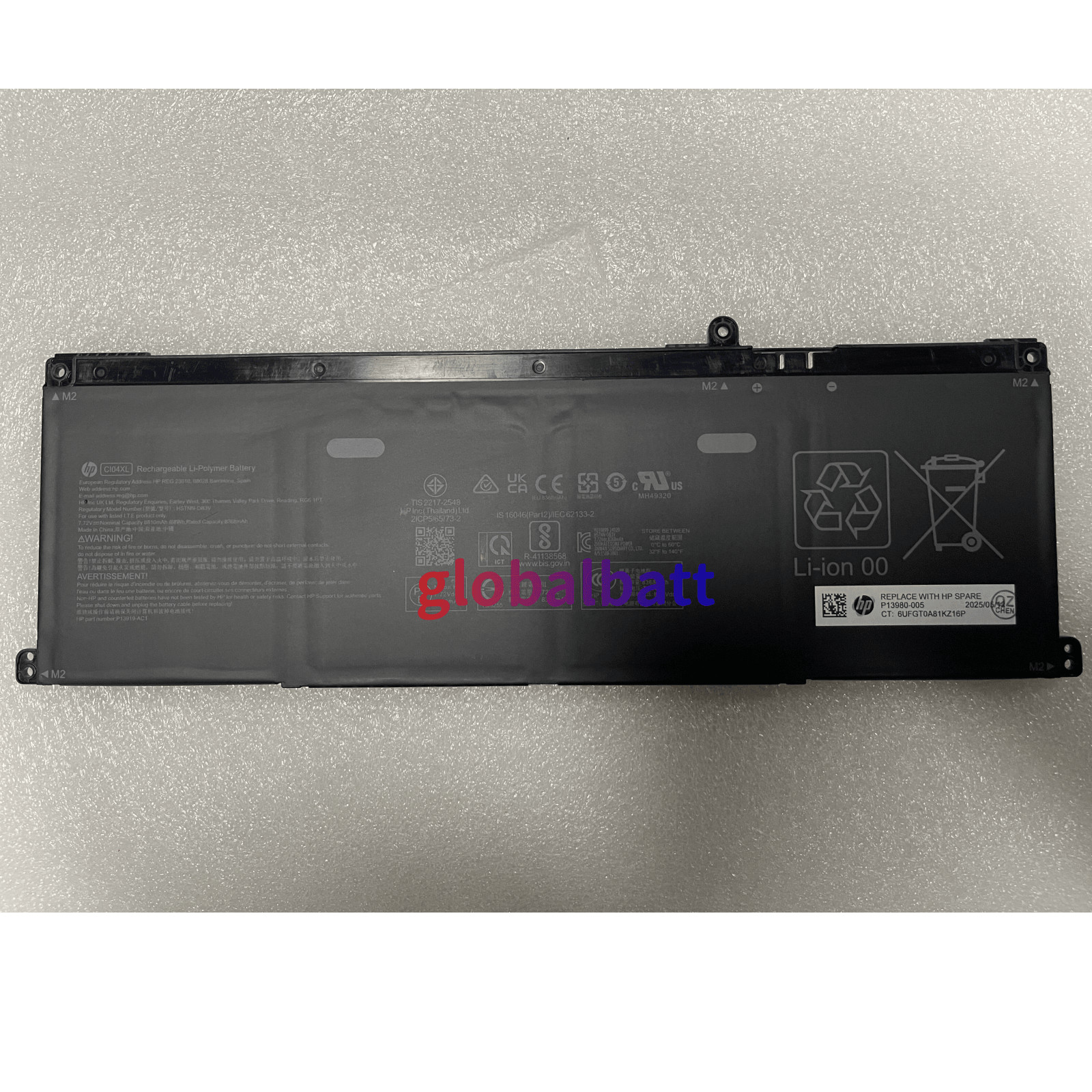 New Genuine CI04XL 68Wh Battery For HP OmniBook X Flip 16 P13919-AC1 HSTNN-OB3V