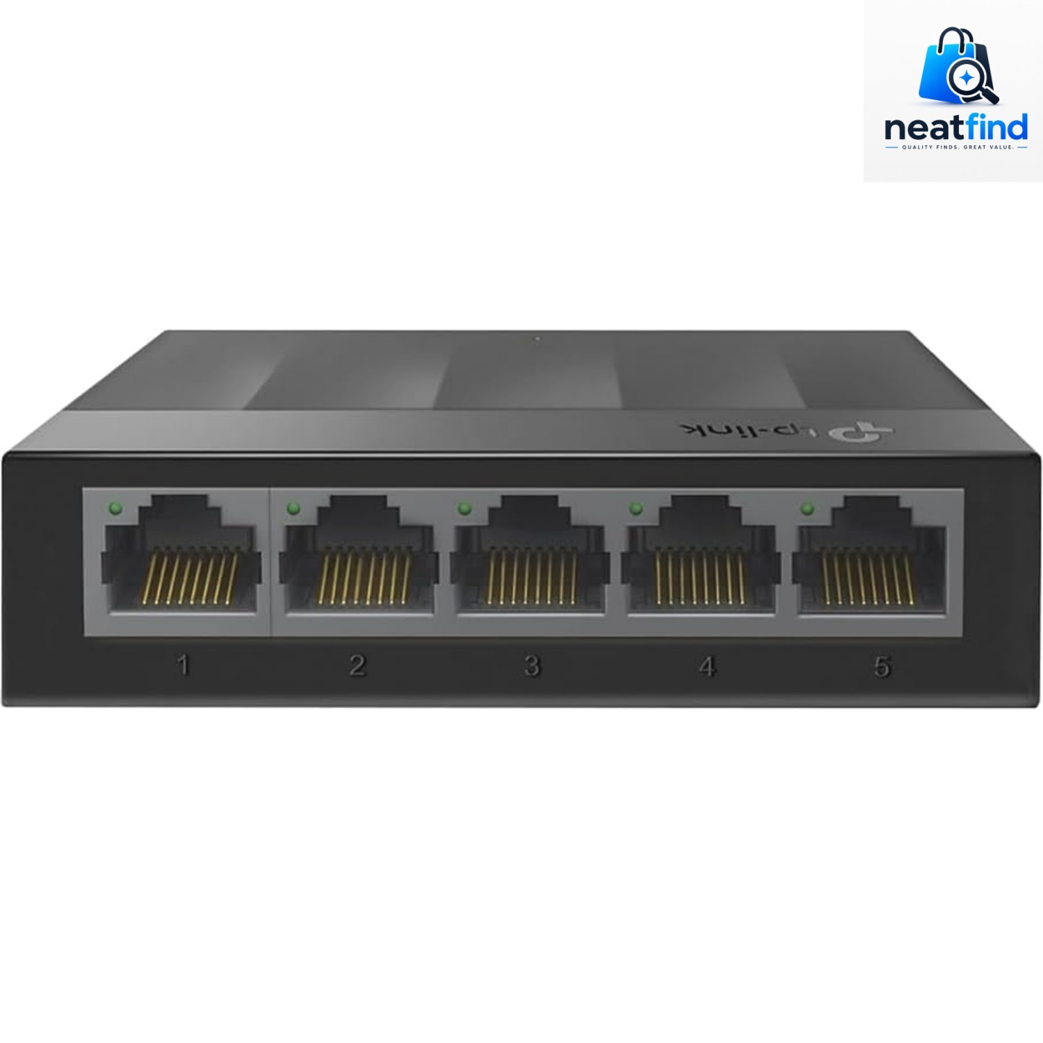 Litewave LS1005G 5 Port Gigabit Ethernet Unmanaged Network Switch Black