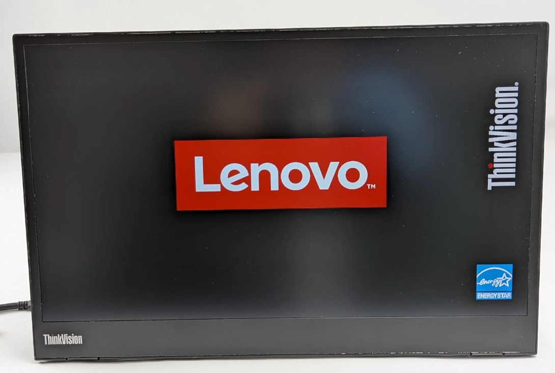 Lenovo ThinkVision M14 14" IPS LED Portable Monitor - Black