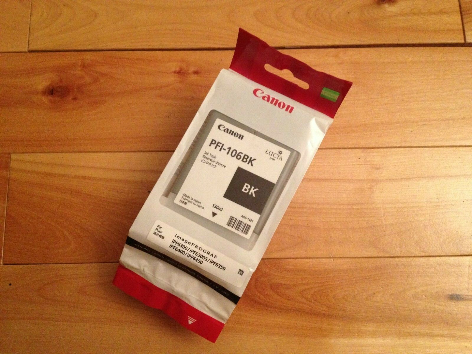 Canon Ink PFI-106BK, Black ,  NEW , for imagePROGRAF , GENUINE