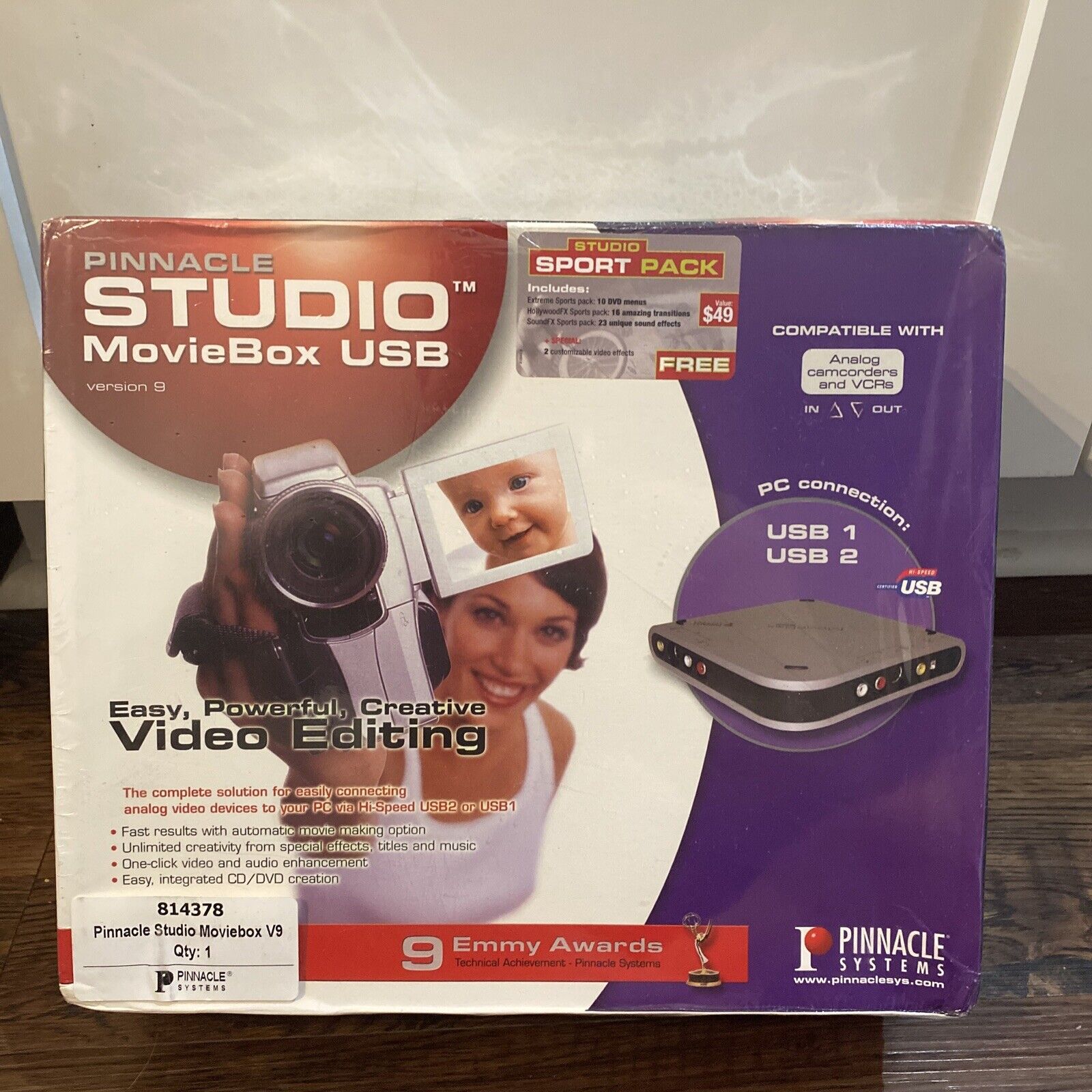 Pinnacle Studio Systems MovieBox USB ver. 9 USB Video Editing Box