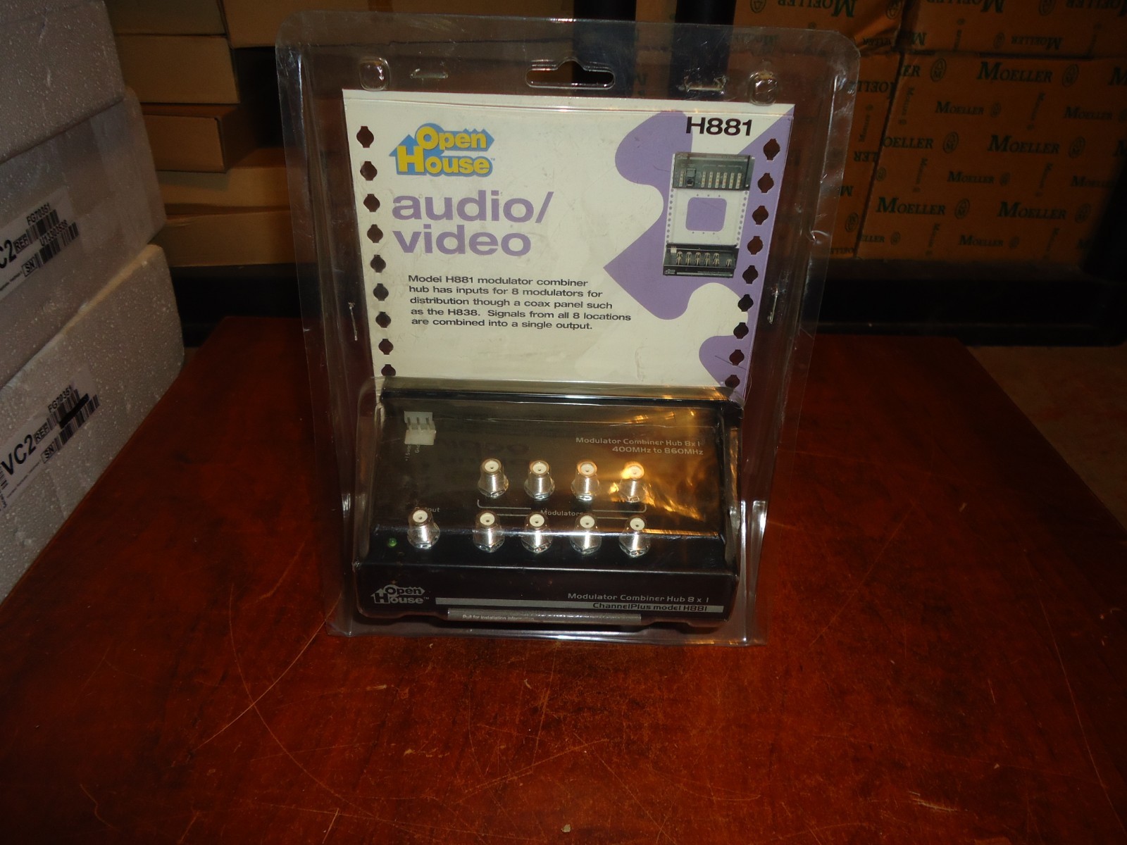 CHANNEL PLUS, MODULATOR COMBINER HUB 8X1, PART#H881, 100%NEW