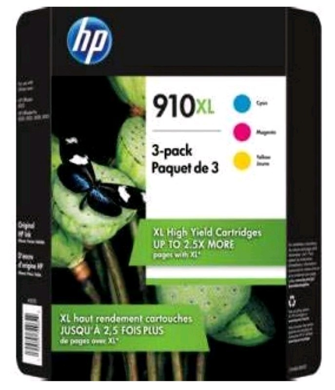 GENUINE HP 952XL 3-PACK C/M/Y N9K30BN Color Ink Cartridges Expires 11/2027+