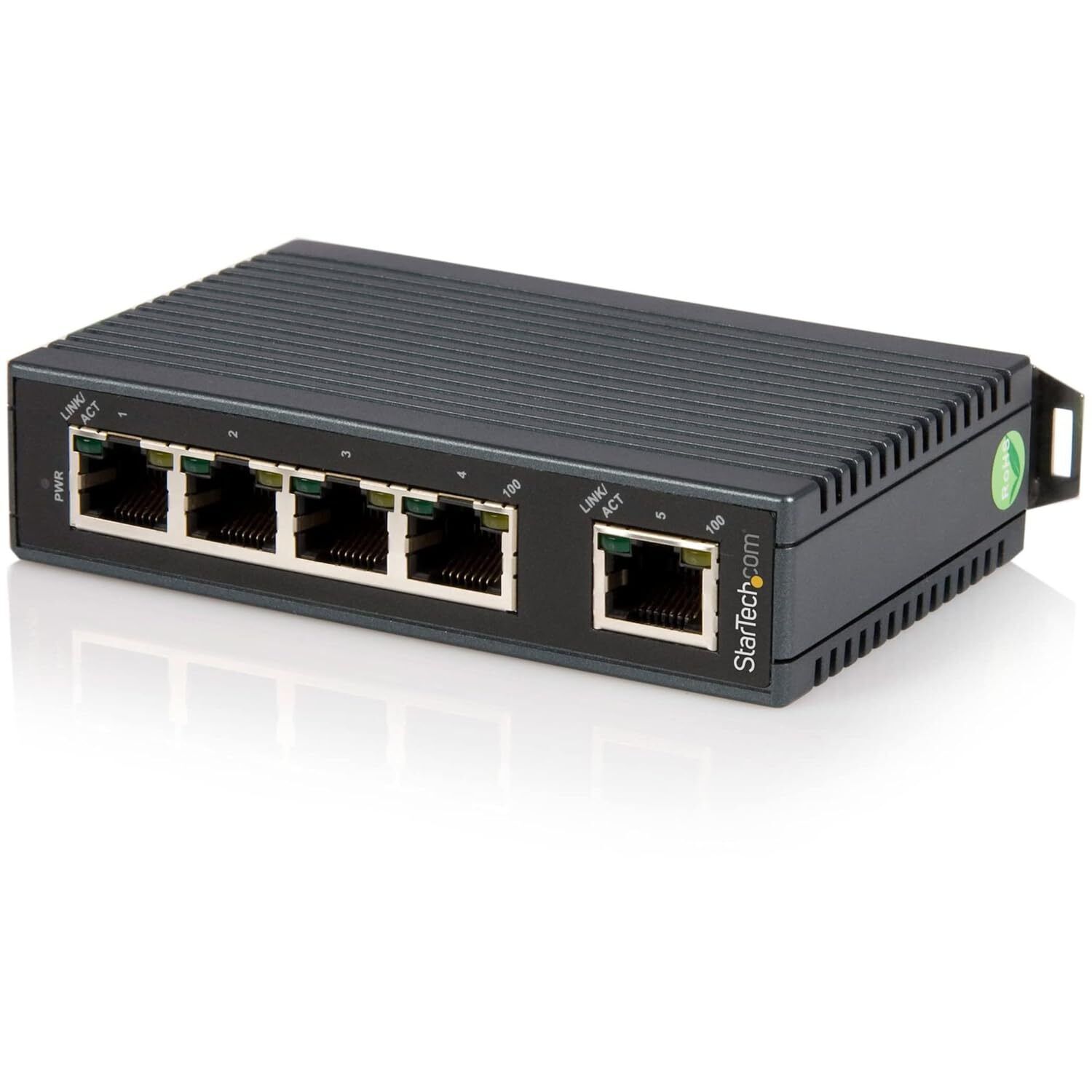 StarTech 5-Port Ethernet Switch - 10/100Mbps Industrial Networking Solution -