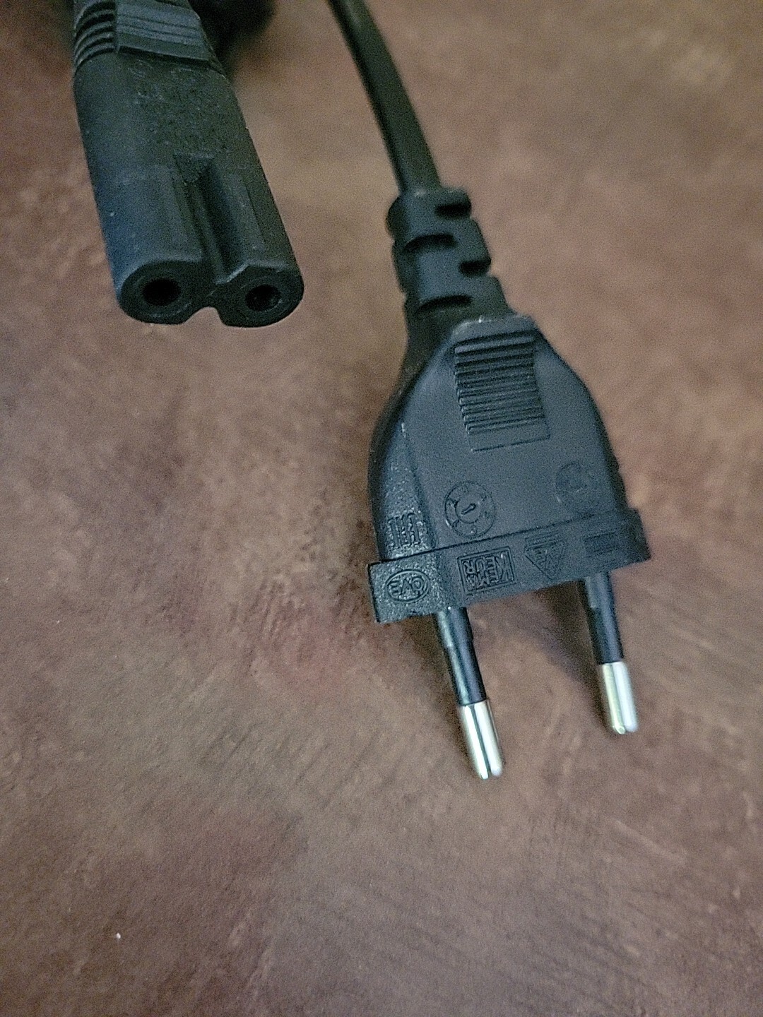 Bulk Bundle European 2 Prong AC Power Cords, Euro 2 pin, 6 ft RoHS compliant x20