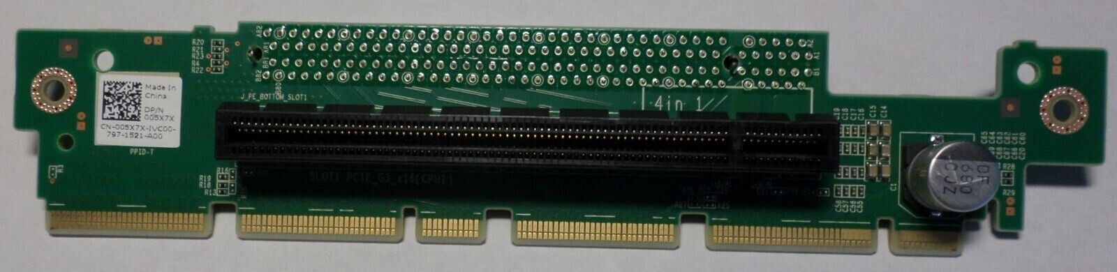 05X7X Dell PowerEdge R640 PCI-E Riser Board 005X7X