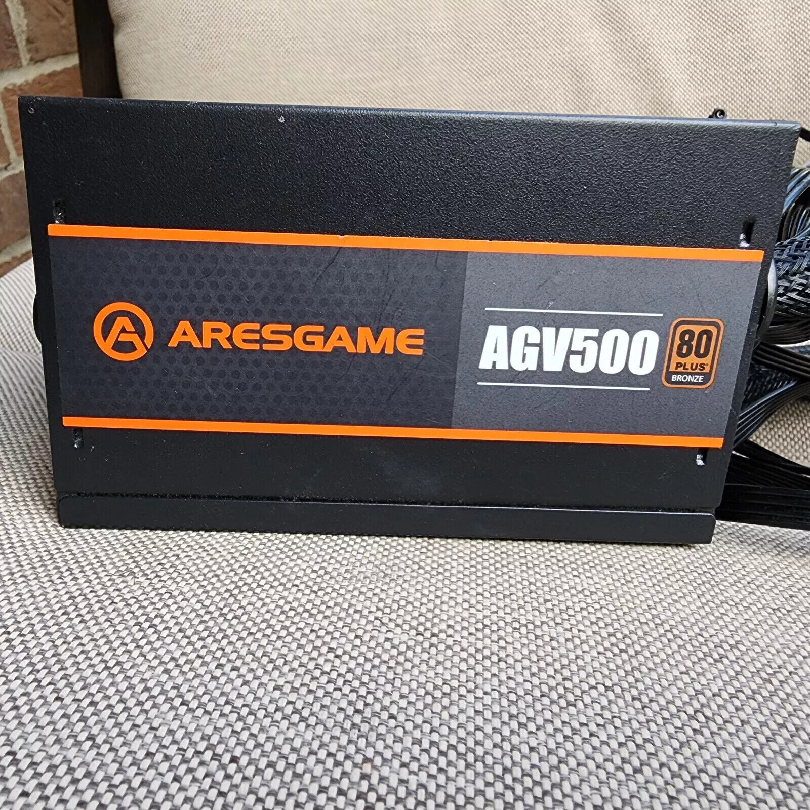 New Aresgame Power Supply AGV500w 80 plus Non-Modular Power Supply - No Manual