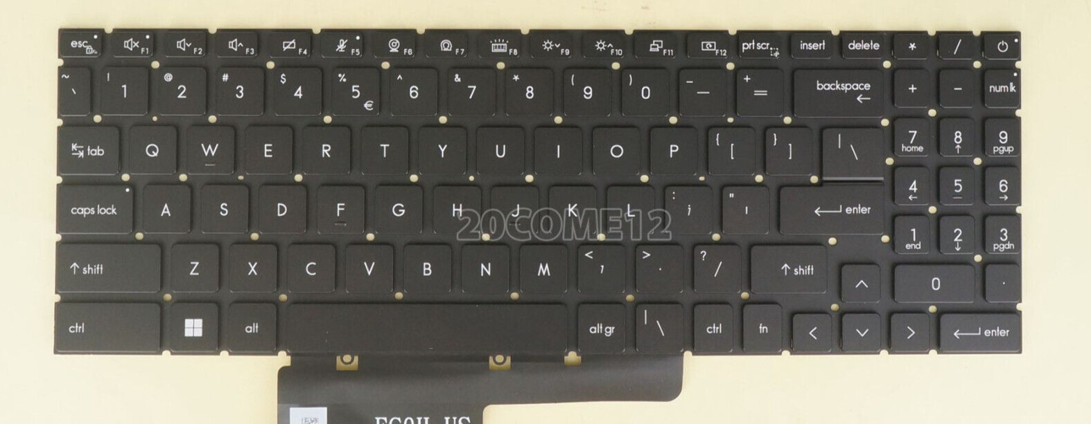 New For MSI Creator Z17 HX Studio A14V / A14VGT keyboard Per-Key RGB backlit US